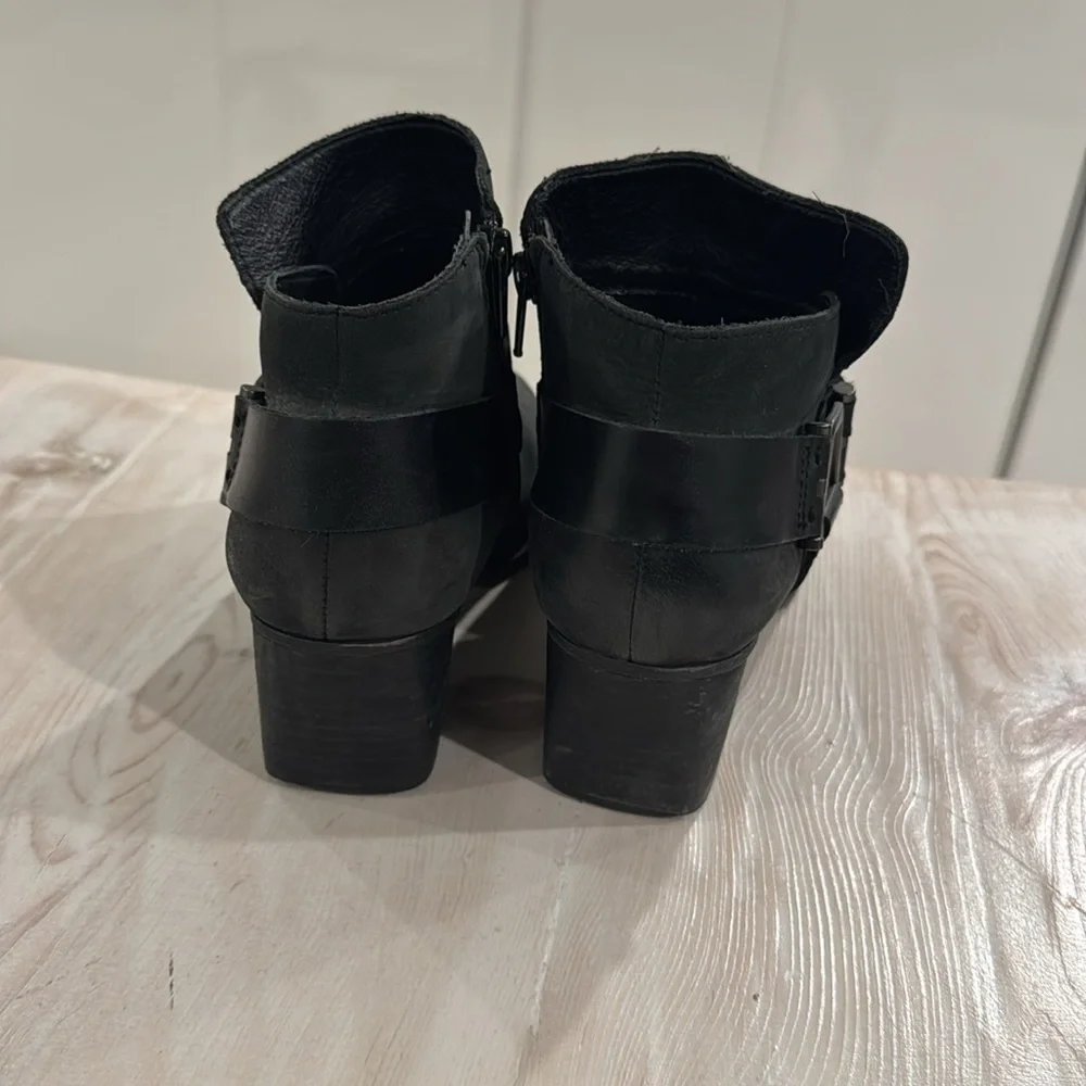 Aldo black buckle booties - Picture 5 of 7
